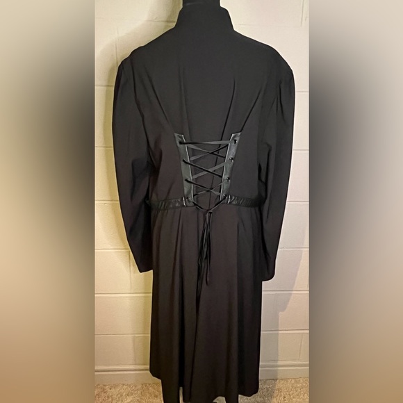 Torrid Black Trench Coat with Belted Waist - Picture 3 of 9